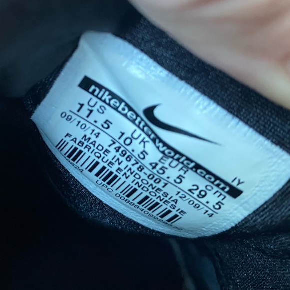 Nike Stefan Janoski Max NYC Edition Men's Size 11.5 Black Leather 749678-001 - Picture 15 of 15